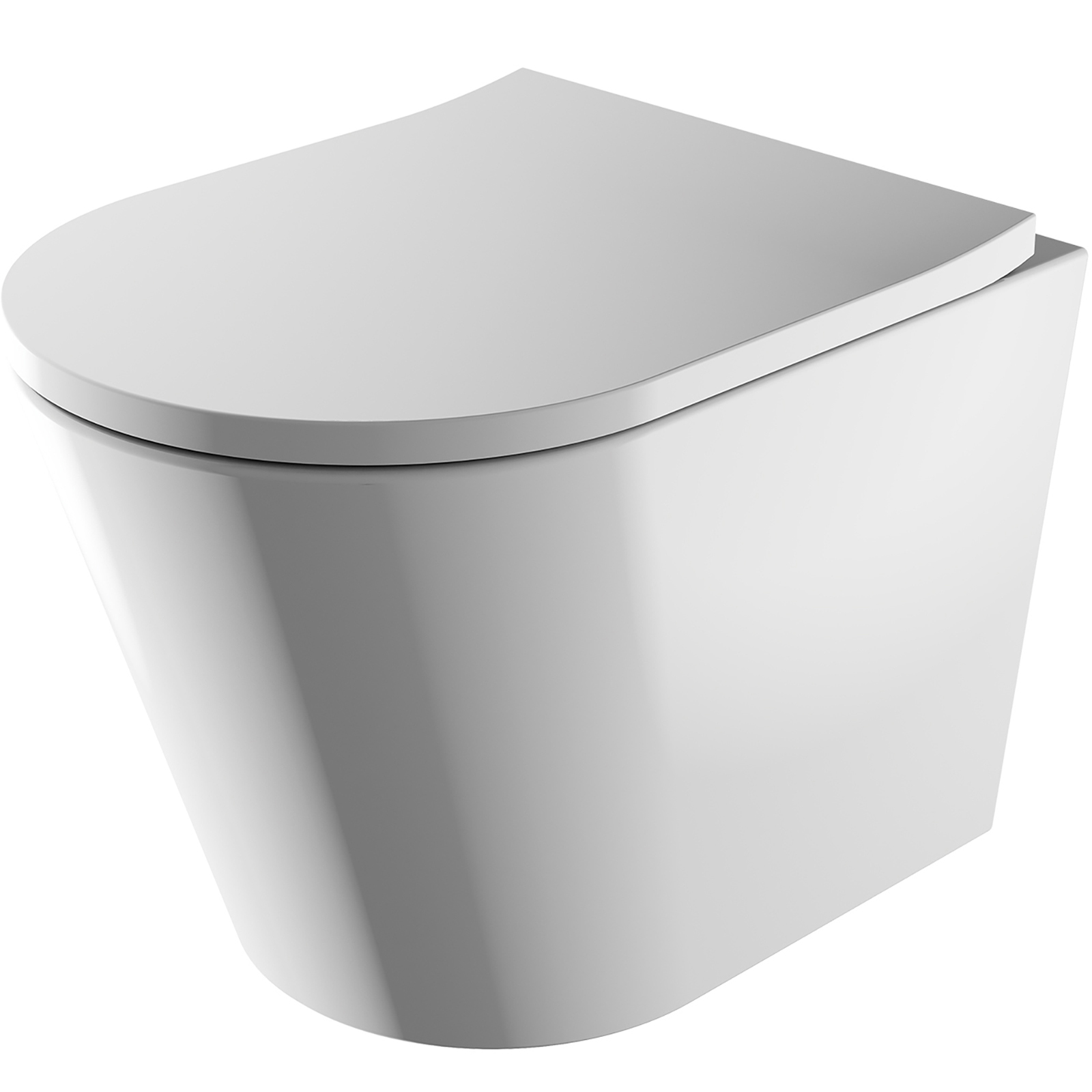 OMNIRES bezrámková TAMPA zavěšená záchodová mísa s TAMPAMWBP pomalu padajícím sedátkem