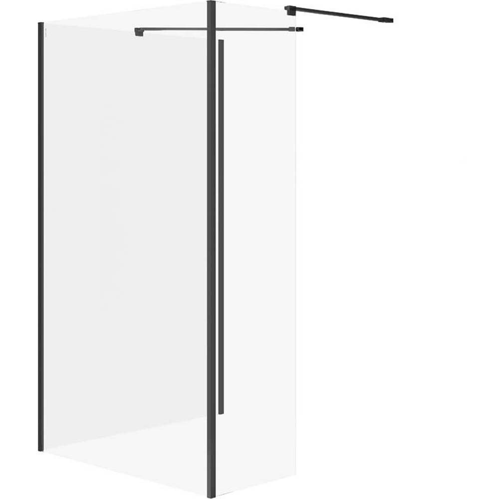 CERSANIT Walk-in sprchová stěna MILLE 90x100x30x200 černá S601-186