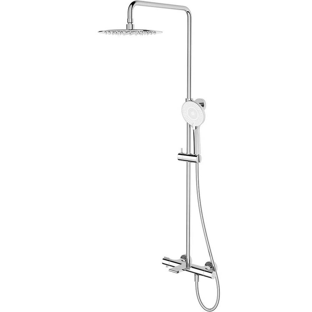 CERSANIT PANNA sprchový set s výtokem a termostatickou baterií chrom S951-862 CERSANIT PANNA sprchový set s výtokem a termostatickou baterií chrom S951-862