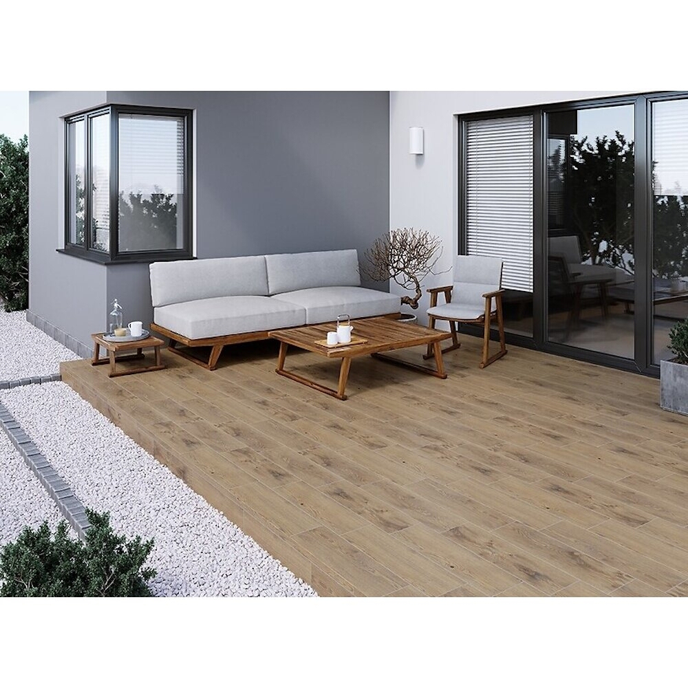 Glazované dlaždice ROYALWOOD beige mat 18,5x59,8