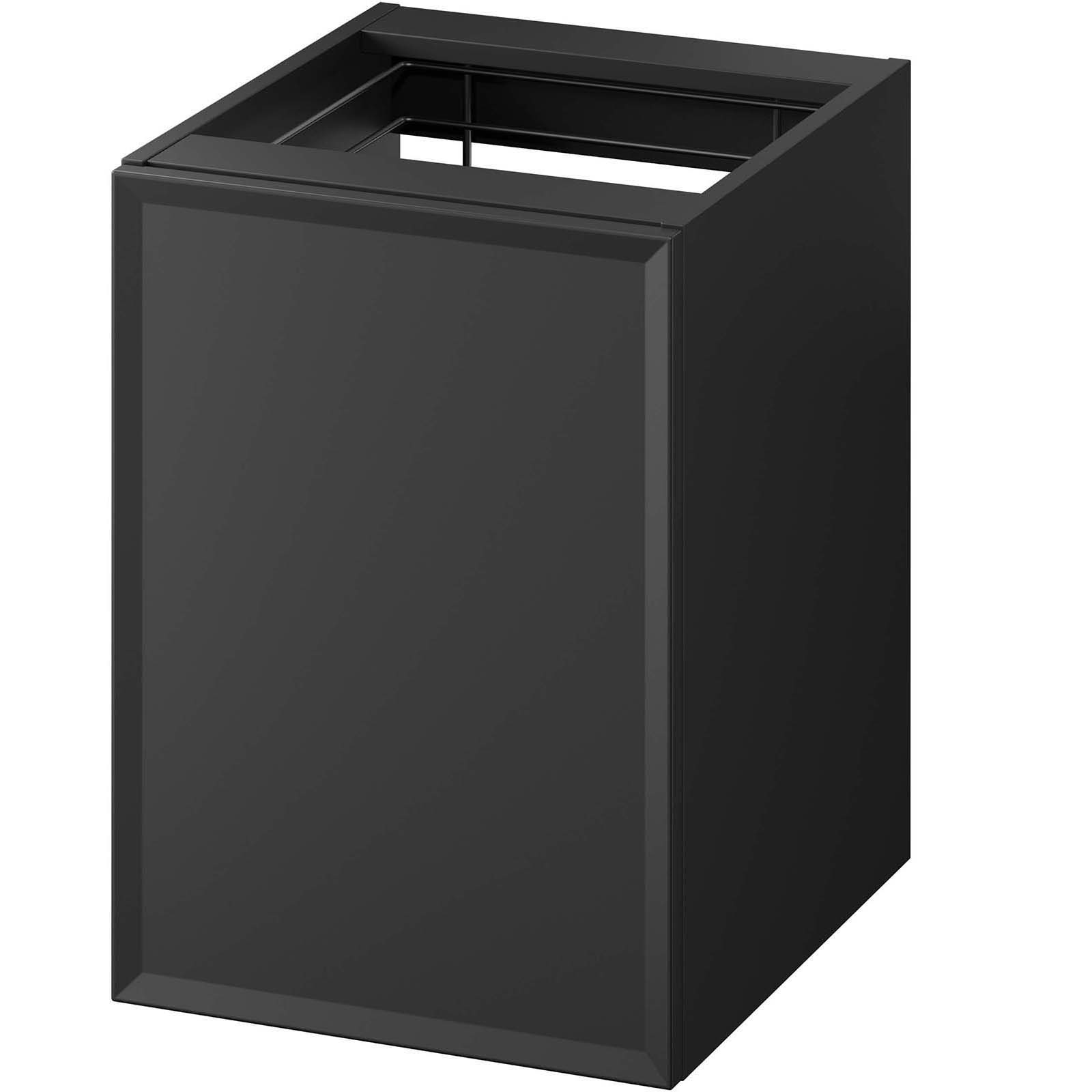 CERSANIT Skříňka s košem na prádlo MILOS 40 sestavená černá S1022-012