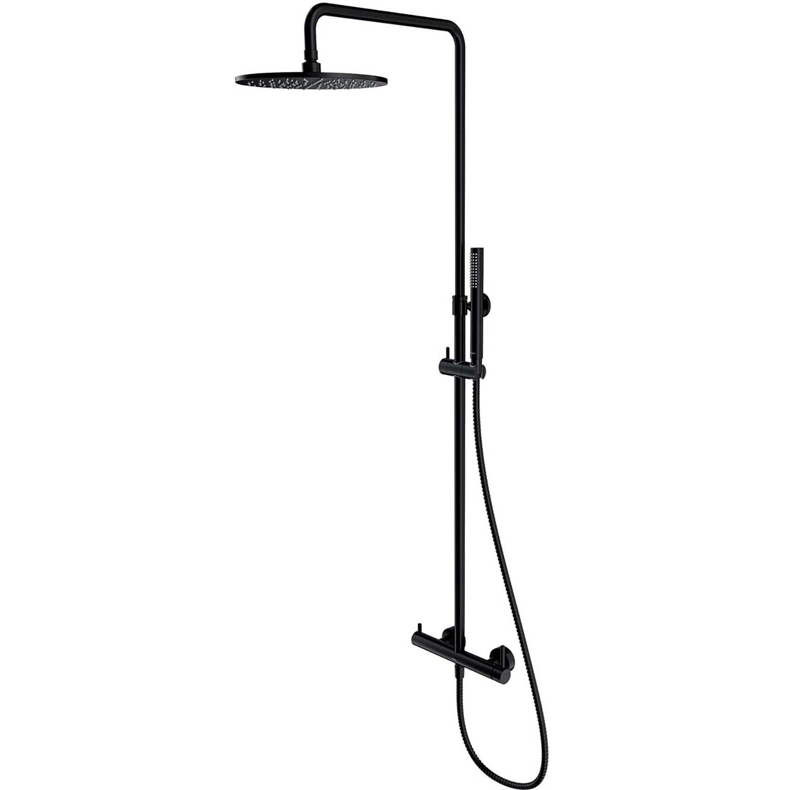 OMNIRES sprchový systém Y povrchně montovaný černý polomatný Y1244MBL