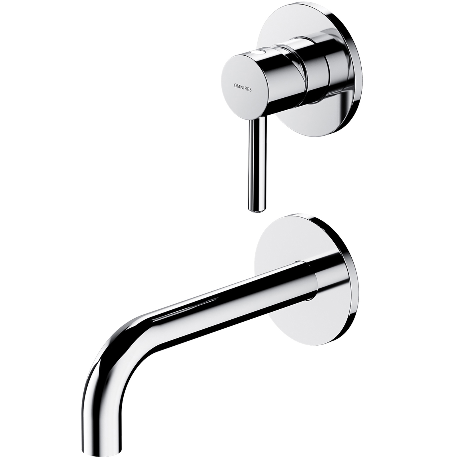 OMNIRES Washbasin Faucet Y zapuštěný chromovaný lesklý Y1215NCR