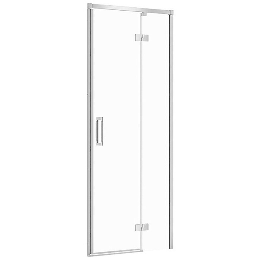 Sprchové dveře LARGA chrom 80x195 PRAVÉ průhledné sklo