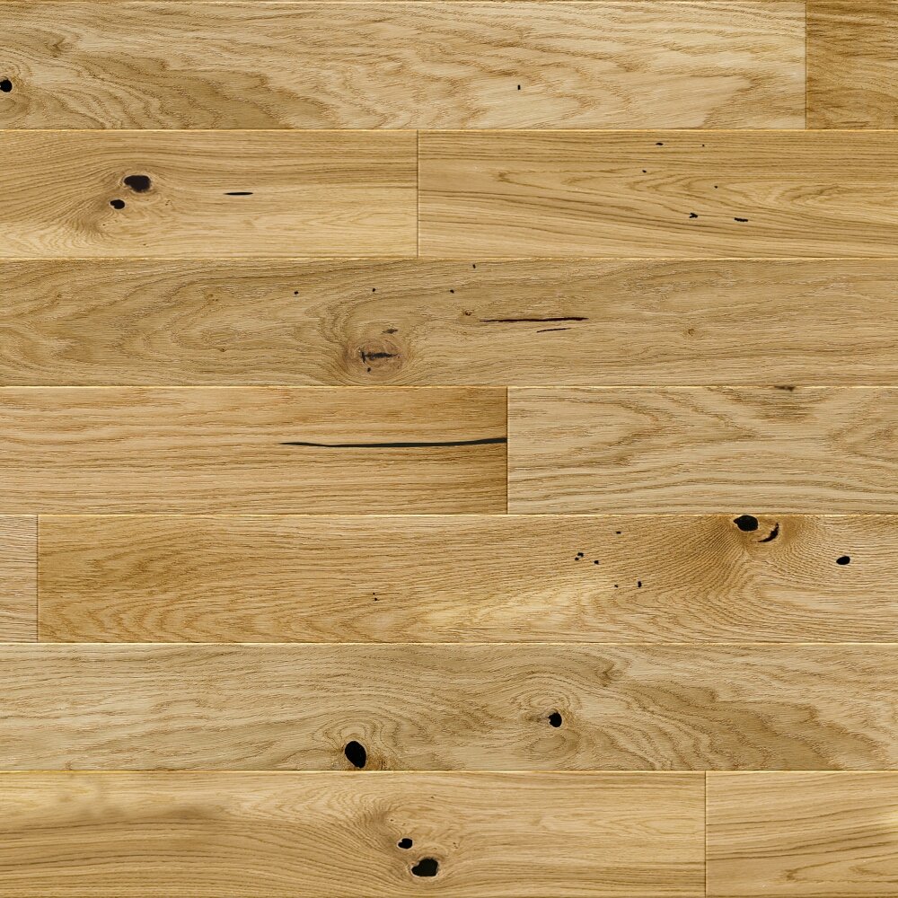 Dřevěné podlahy BARLINEK DUB 1-LAM OLEJ MIKROFÁZA KARTÁČOVANÁ 14x155x1800mm COUNTRY