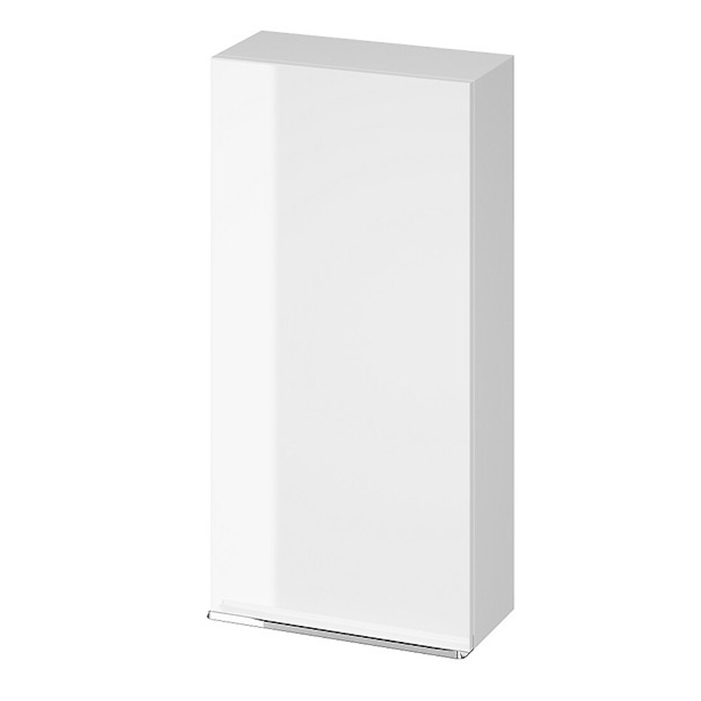 Závěsná koupelnová skříňka virgo 40 bílá úchytka chrom