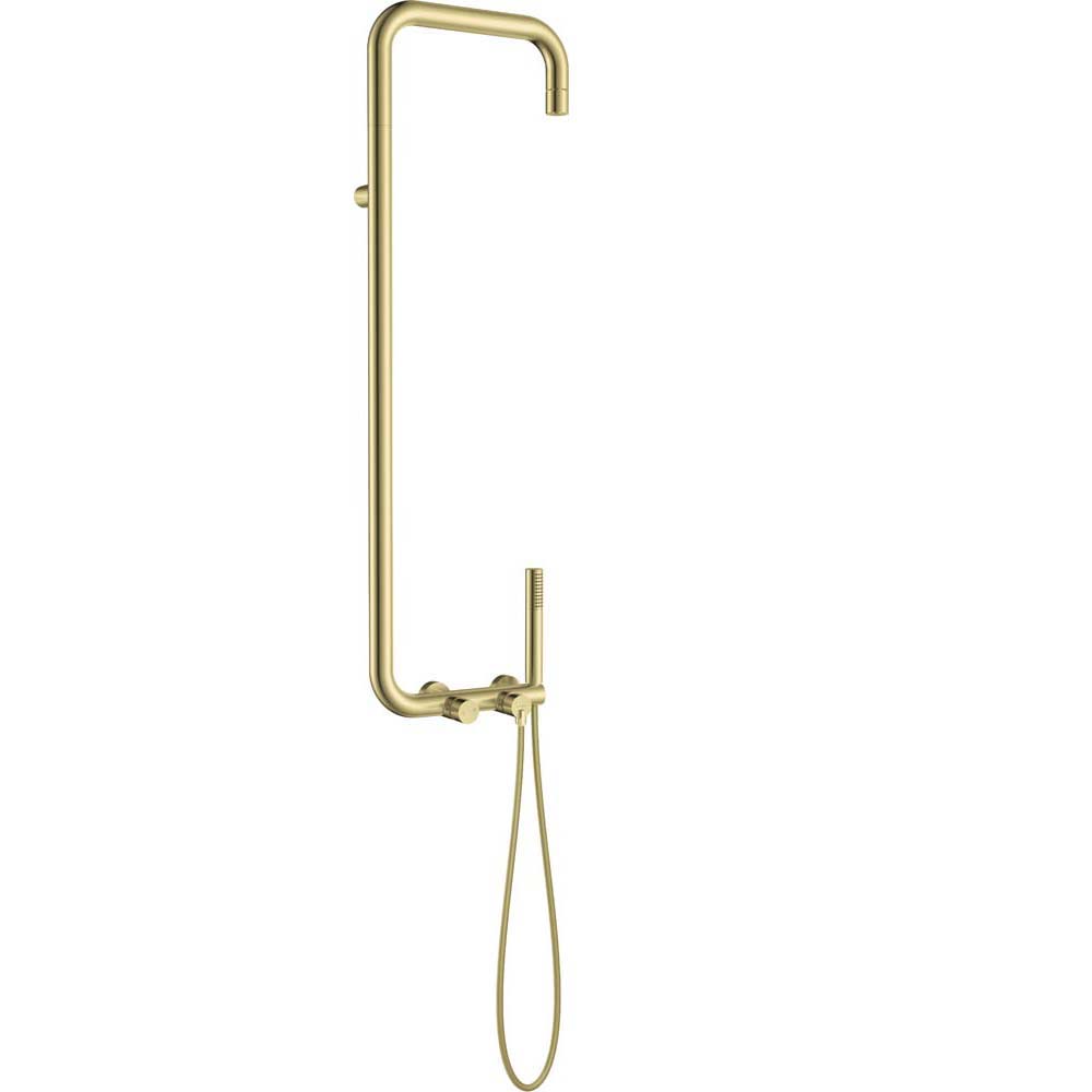 DEANTE SILIA dešťový sprchový mixér se zlatým kartáčem NQS_R4XM