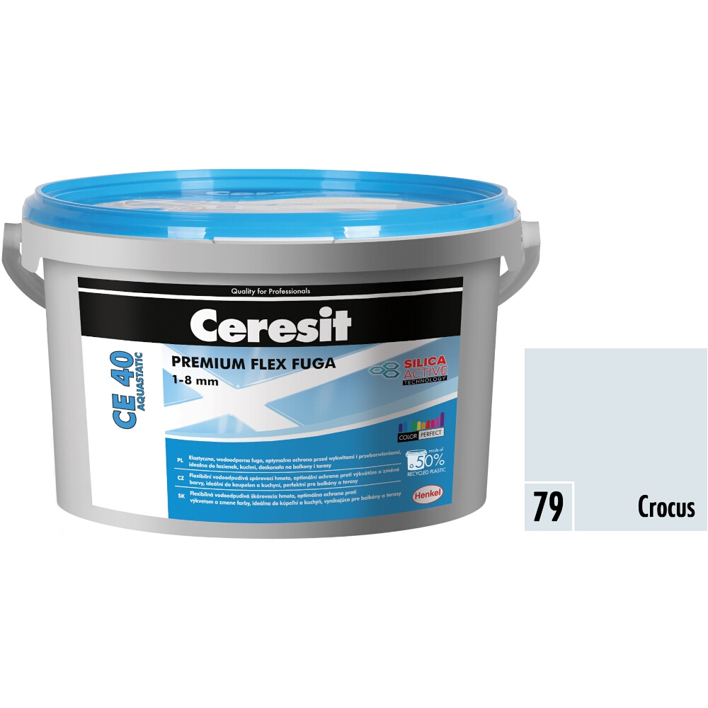 Flexibilní spárovací hmota Ceresit CE 40 Aquastatic crocus, 2 kg