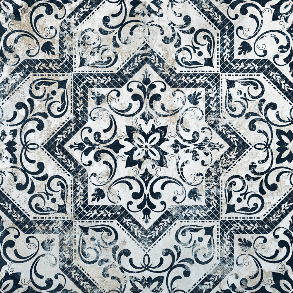 DLAŽBA ABSOLUT KERAMIKA MINDANAO DECOR BLACK SATIN 60,8X60,8