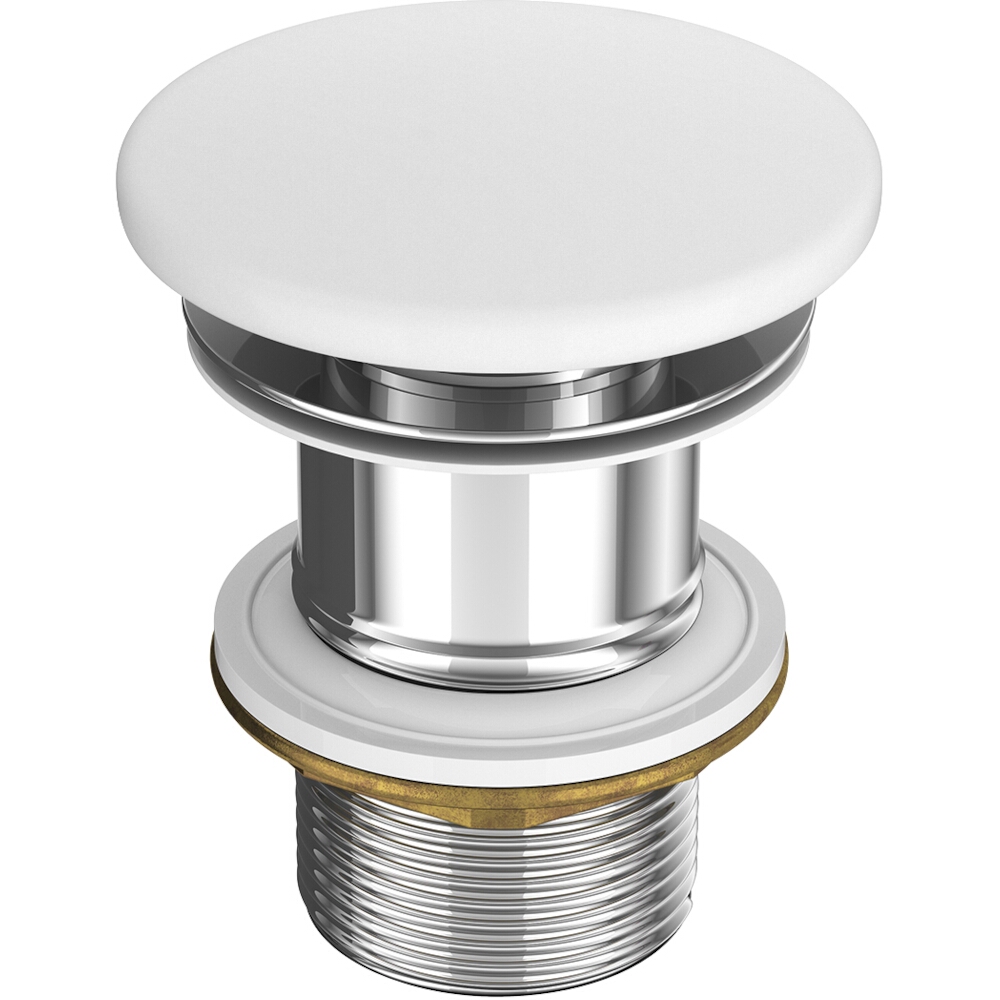 CERSANIT Umyvadlová zátka keramická bez přepadu 5/4" bílá, matná K11-2361