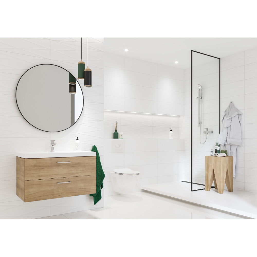 OBKLAD BLANKA COSY WHITE STRUCTURE GLOSSY 24X74 OBKLAD BLANKA COSY WHITE STRUCTURE GLOSSY 24X74