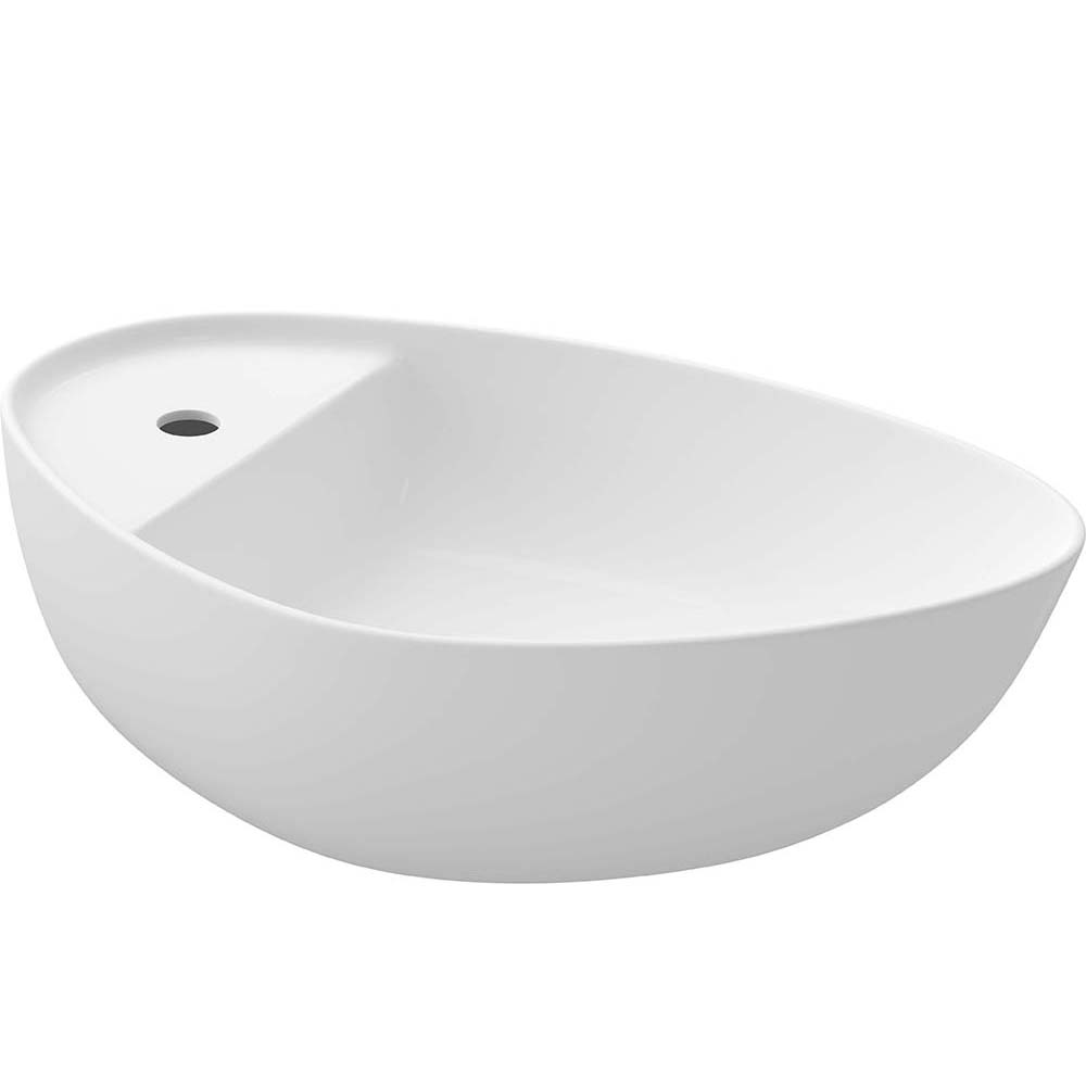 CERSANIT MODUO umyvadlo na desku nepravidelné 55x35 K116-155