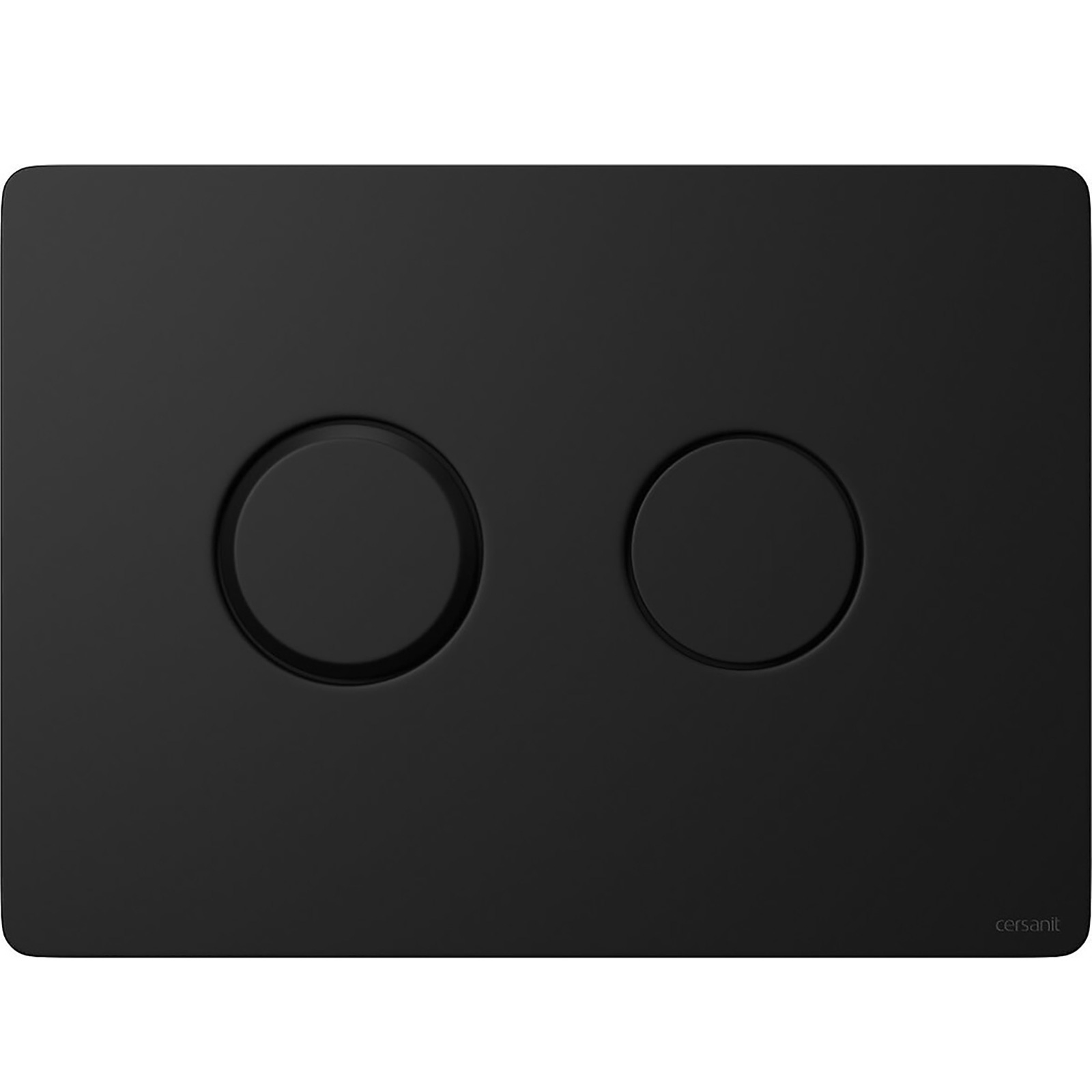 CERSANIT Pneumatické tlačítko ACCENTO CIRCLE černé matné K97-425