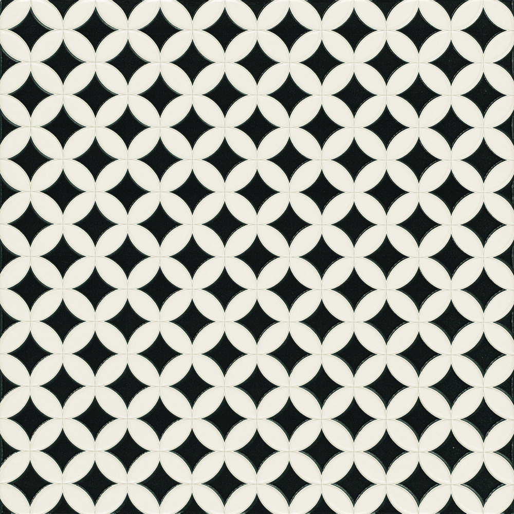 DLAŽBA NXT TRENZA NEGRO WHITE/BLACK MAT 44X44