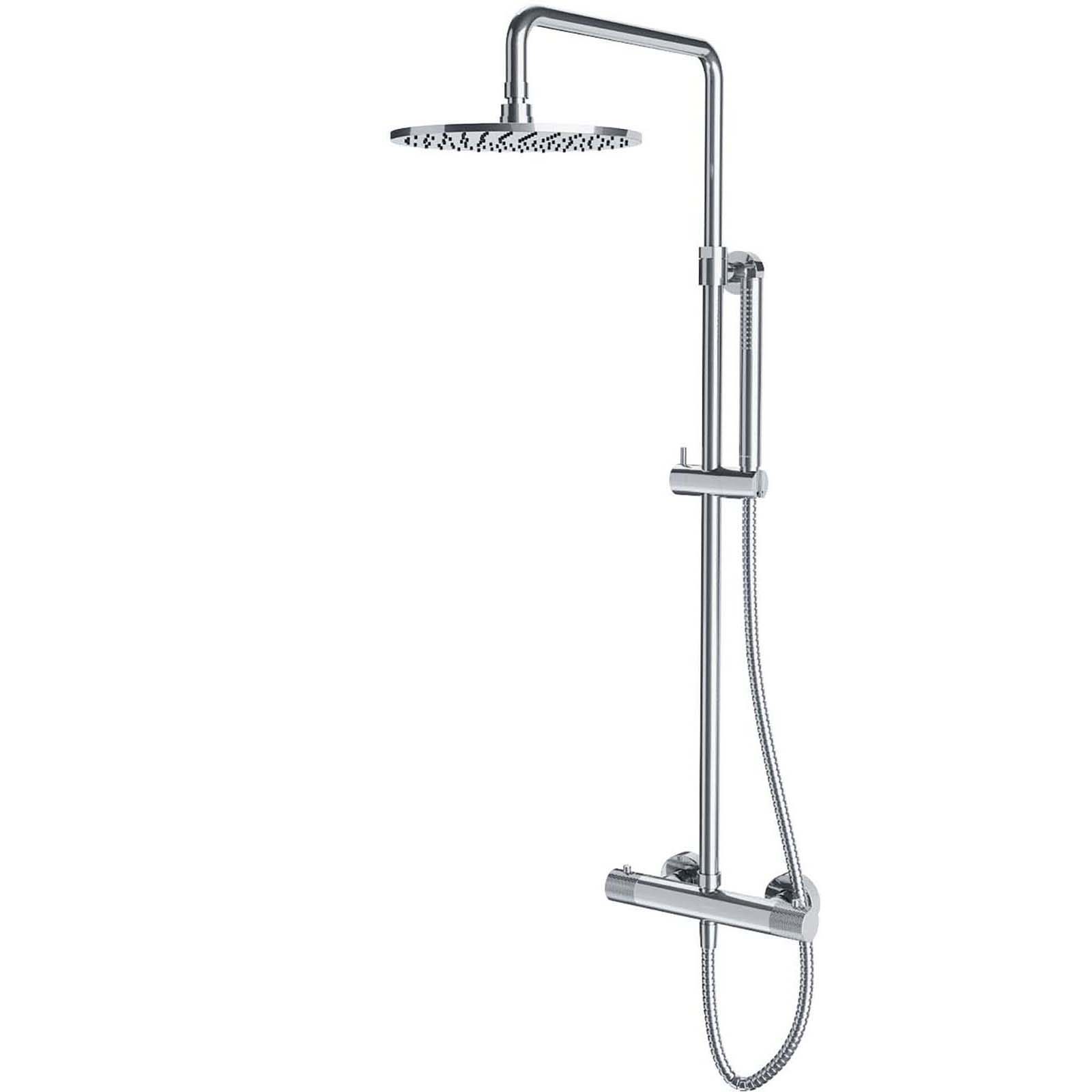 OMNIRES termostatický sprchový systém CONTOUR povrchně umístěný chromovaný lesklý CT8044CR