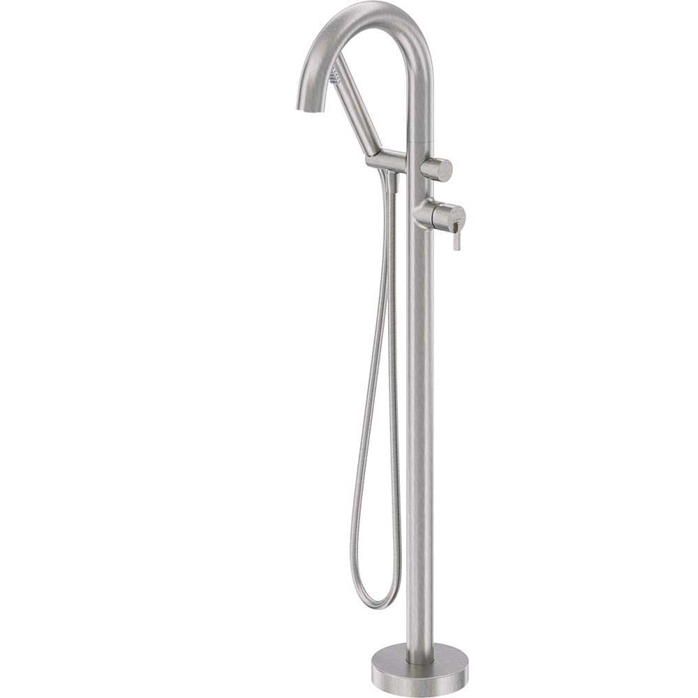 DEANTE Samostatná vana SILIA s chromovanou sprchovou sadou BQS_F17N