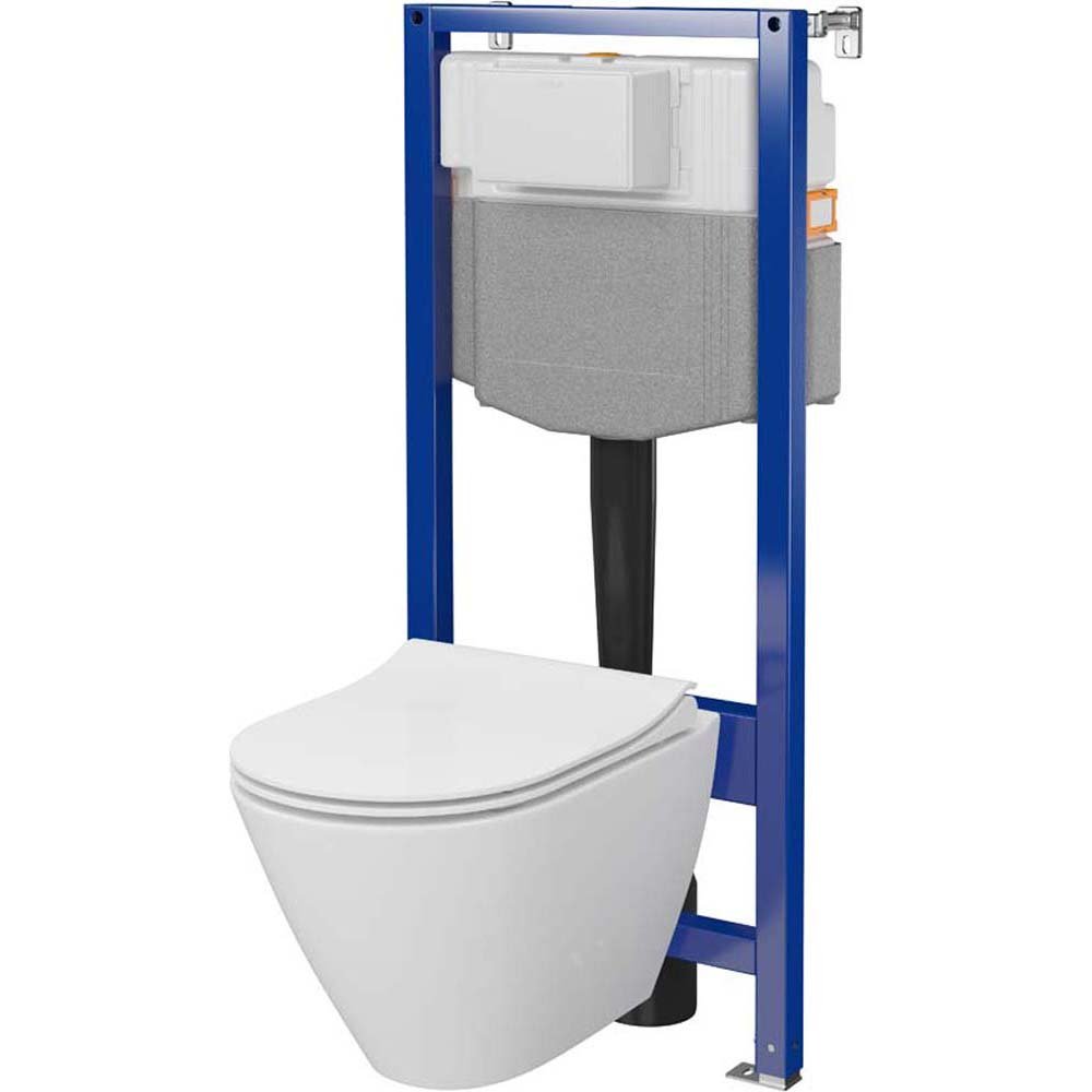 CERSANIT AQUA PLUS mechanická podomítková souprava s miskou a deskou CITY S701-794