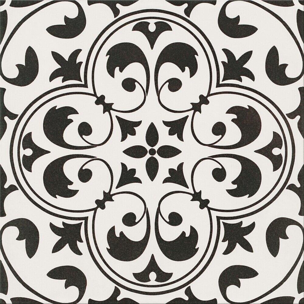 DLAŽBA PATCHWORK CONCEPT WHITE-BLACK NAOMI SATIN 29,8X29,8 (II. JAKOST)