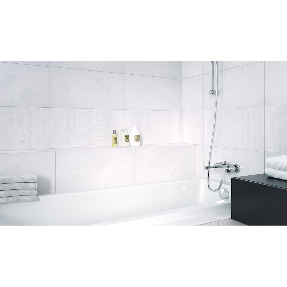 Obklady na stěnu CARLY white glossy 29,7x60