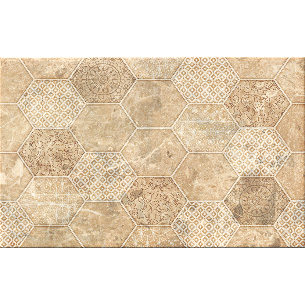 OBKLAD COMMO MOCHA HEXA DECOR 25X40 OBKLAD COMMO MOCHA HEXA DECOR 25X40