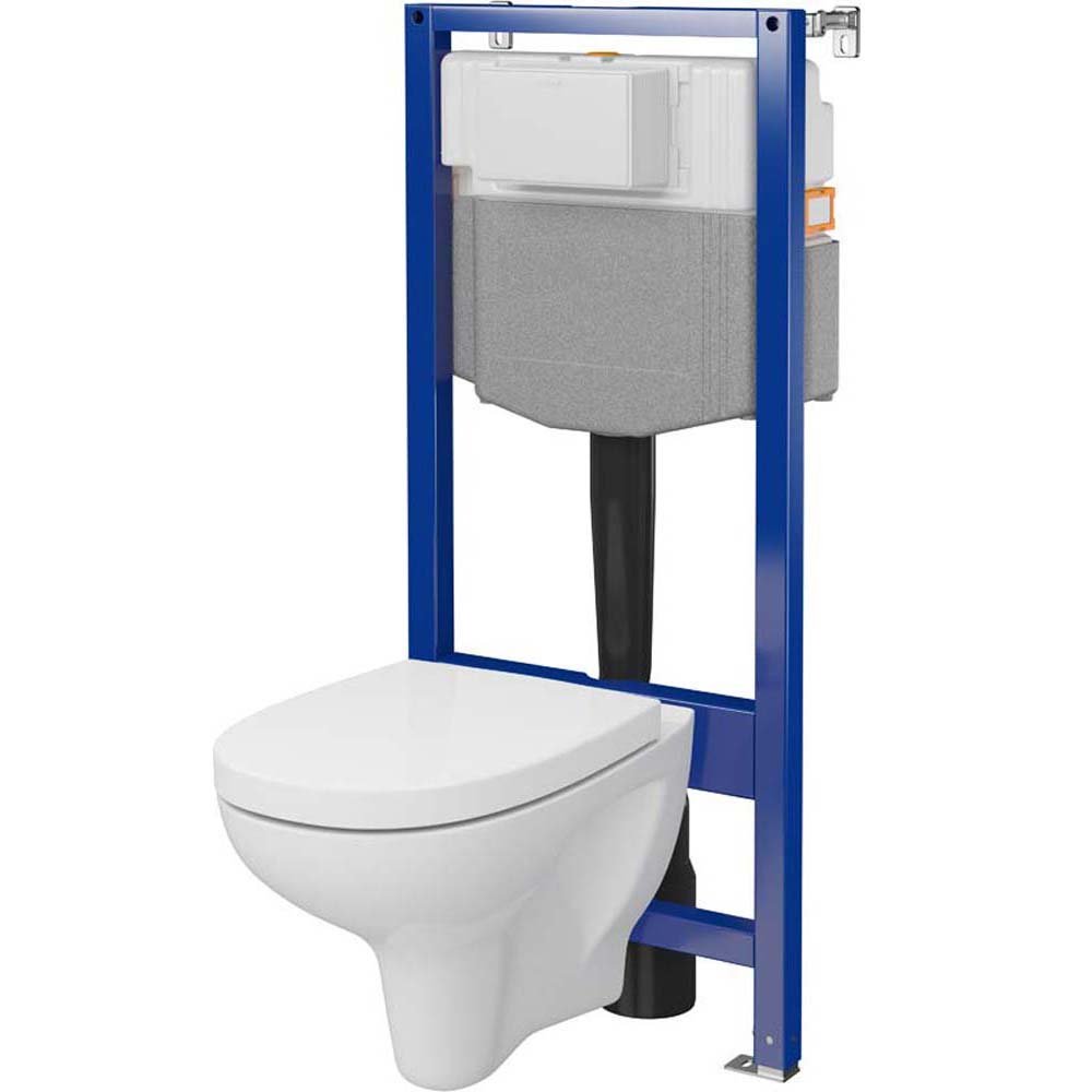 Mechanická podomítková sada CERSANIT AQUA PLUS s miskou ARTECO a deskou S701-815