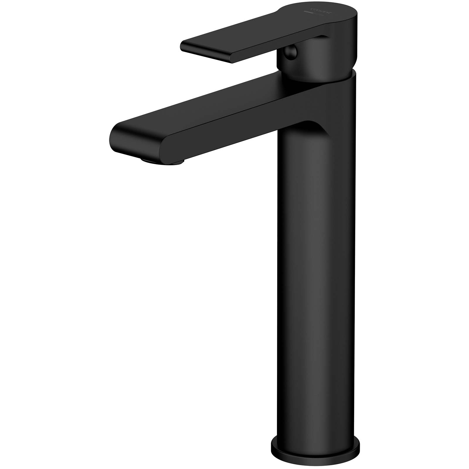 CERSANIT BRASCO umyvadlová stojánková baterie vysoká černá se zátkou KLIK-KLAK S951-826