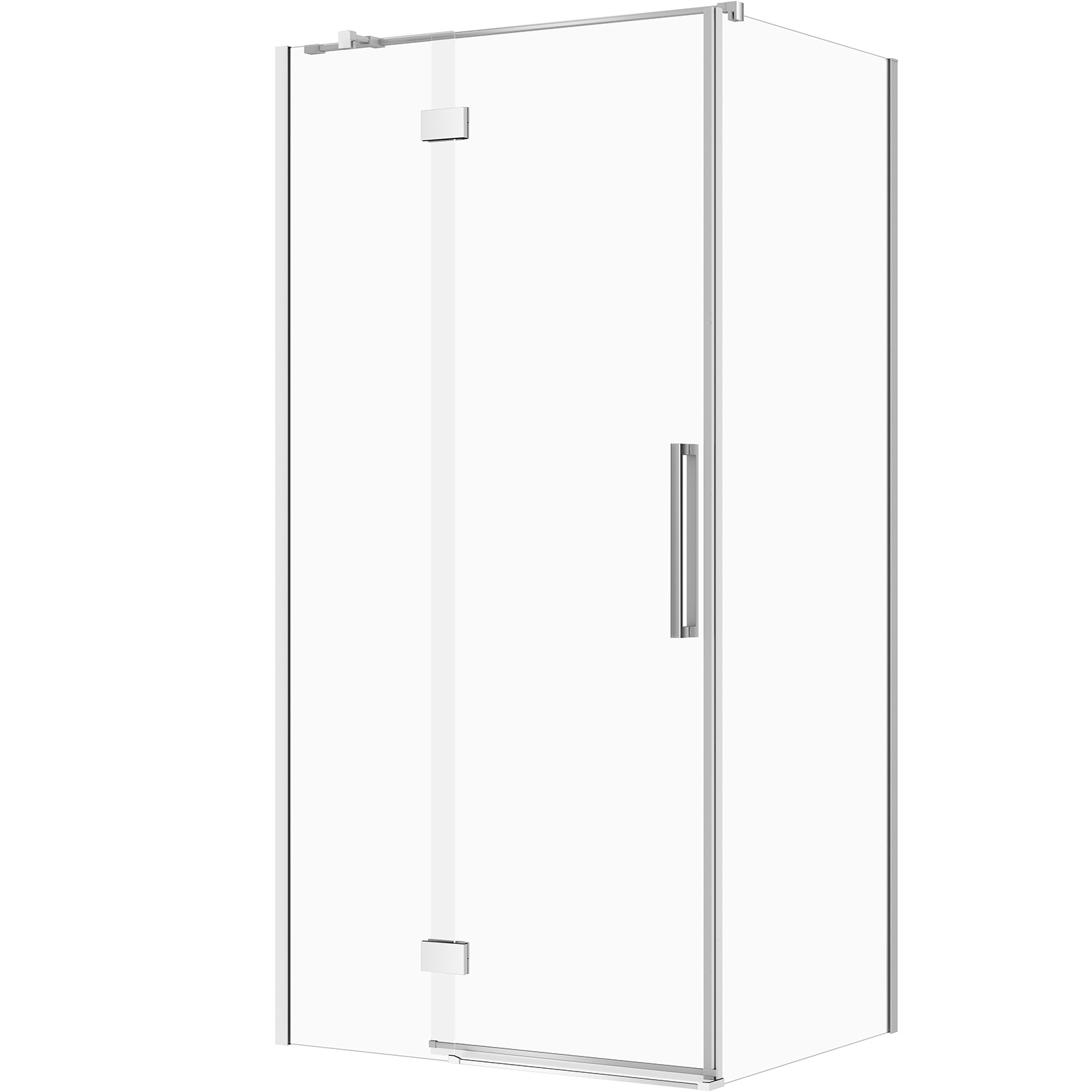 CERSANIT Hranatý sprchový kout CREA levý 100x90x200 cm chrom S601-294