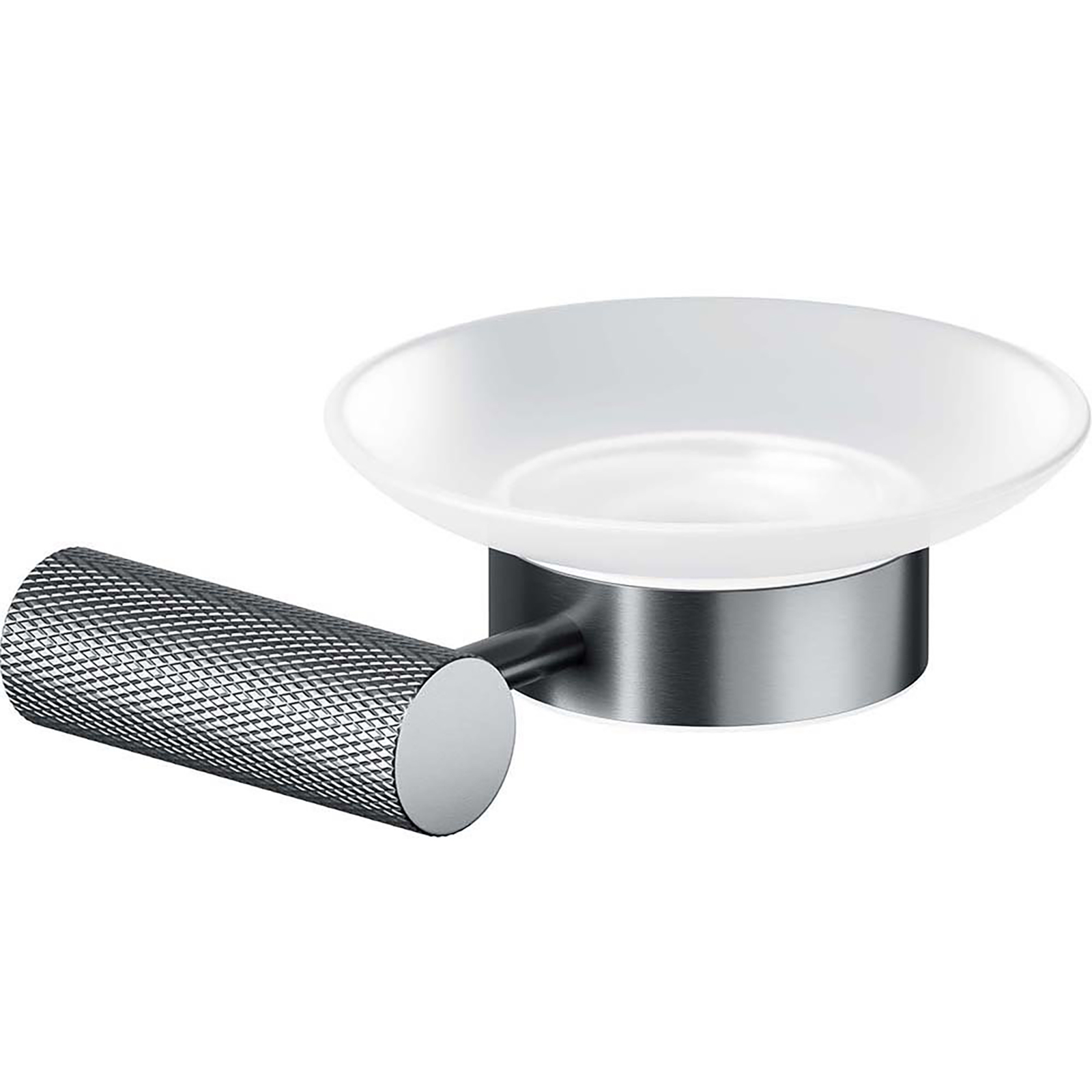 CERSANIT nástěnná miska na mýdlo ZEN Gun Metal S951-896