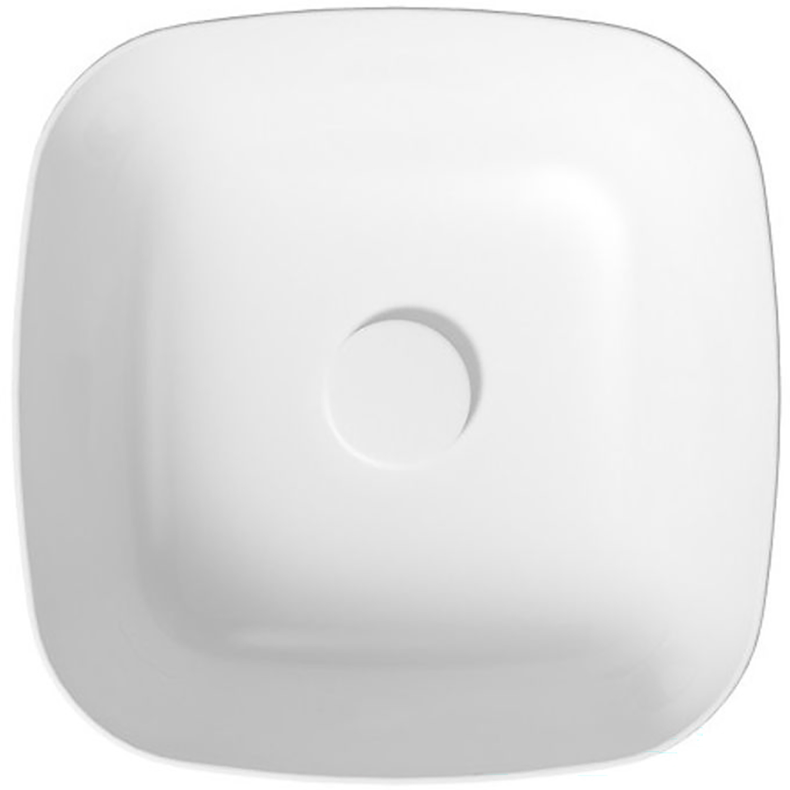 CERSANIT Umyvadlo na desku LARGA 38 hranaté K677-004 na desku CERSANIT Umyvadlo na desku LARGA 38 hranaté K677-004 na desku