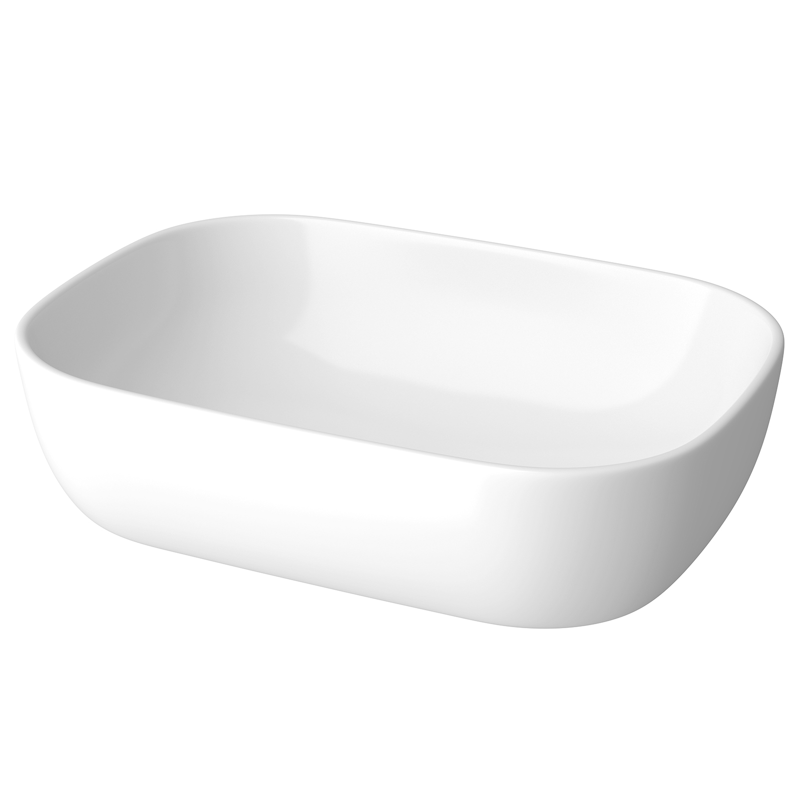 Umyvadlo na desku GARDA 50 obdélníkové keramické K116-164 na desku